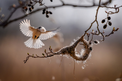 Wyróżnienie Kategoria Przyroda Andrzej Niezgoda  "Remiz budowniczy"