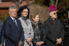 Tadeusz Szymanek Sekretarz Województwa Lubelskego, prof. Sabina Bober i  biskup Mieczysław  Cisło