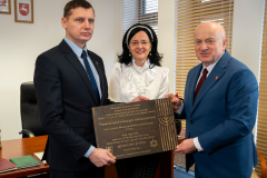 Od lewej: Andrzej Hryciuk, Sabina Bober, Jarosław Stawiarski