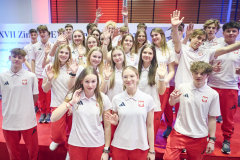 Drużyna polskiej reprezentacji na zawody XVII Zimowy EYOF Bakuriani 2025