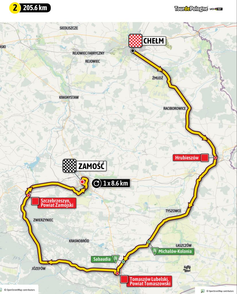 Trasa 79.Tour de Pologne - etap II