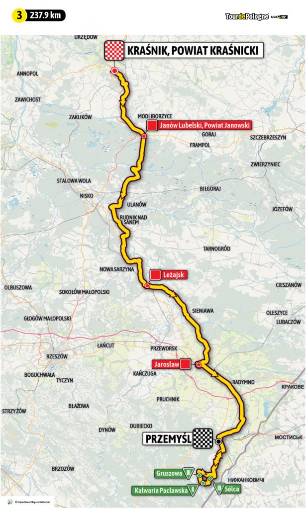 Trasa 79.Tour de Pologne - etap III