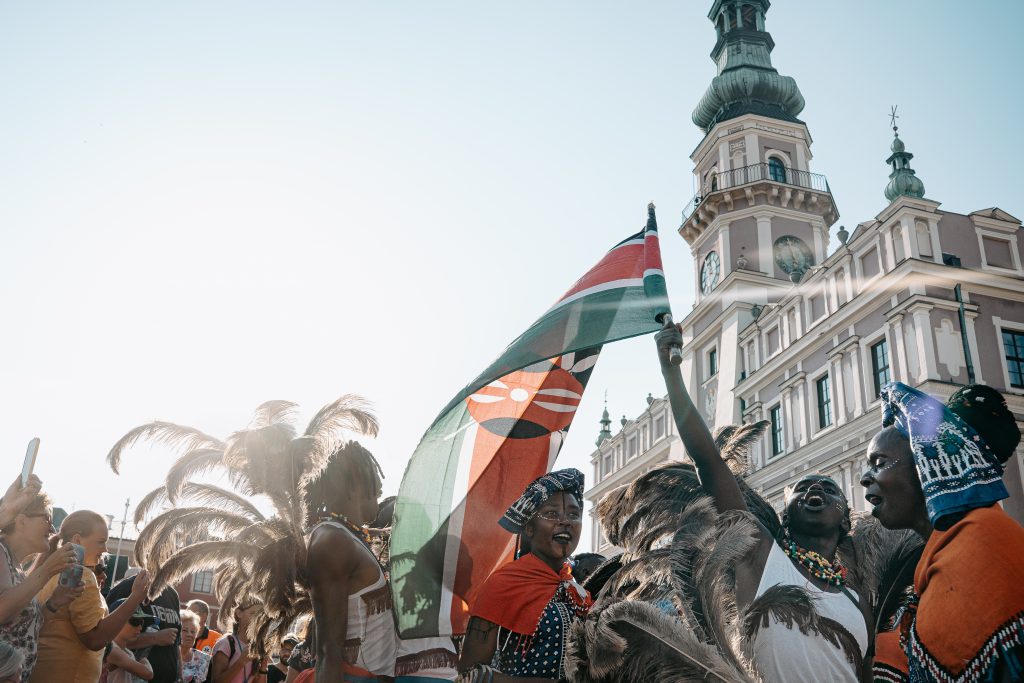 II MIEJSCE WYDARZENIE KATARZYNA LĄKOCY EUROFOLK ZAMOŚĆ NAIROBI DANCE ENSEMBLE KENIA