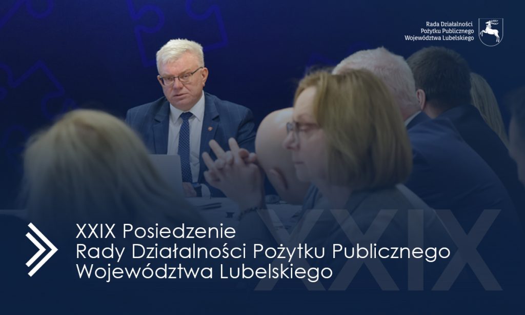 Grafika do wydarzenia XXIX posiedzenie RDPP