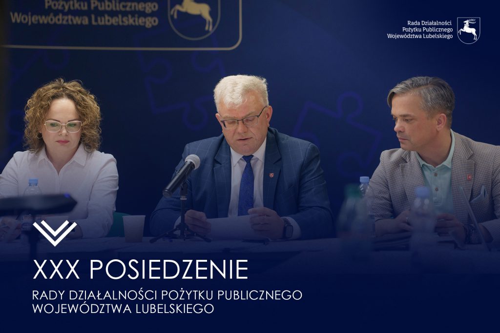 XXX posiedzenie Rady Działalności Pożytku Publicznego